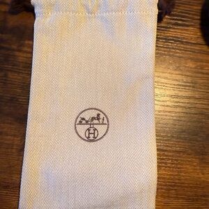 Hermes Cream dust bag  Pouch